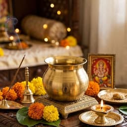 Brassify Pure Brass Kalash (Lota) for Pooja | Traditional Brass Pot for Mandir, Griha Pravesh, Havan & Daily Rituals