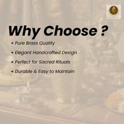 BRASSIFY Premium Engraved Brass Drinking Glass | Handcrafted Brass Tumbler for Water & Traditional Servew