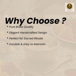 BRASSIFYL Premium Brass Pooja Set | Handcrafted Brass Diya, Incense Holder, Kalash & Puja Accessories | Traditional Indian Home Temple Décor
