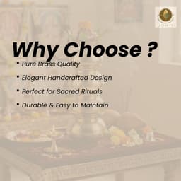 BRASSIFYL Multi-Tier Brass Mandir Kalash | Handcrafted Brass Kalash for Puja, Temple & Festive Décor