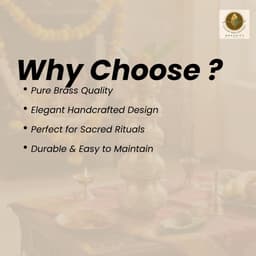 BRASSIFYL Handcrafted Brass Decorative Kalash Set – Traditional Pooja & Home Déco