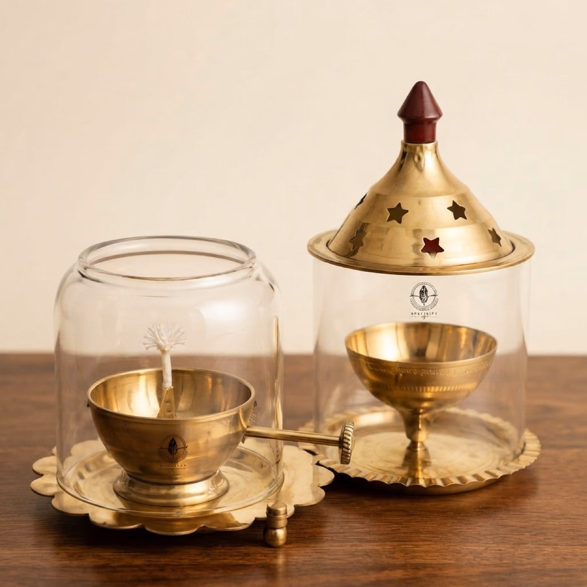 Brassify Premium Brass Dhoop & Incense Burner Set – Akhand Deep & Urli
