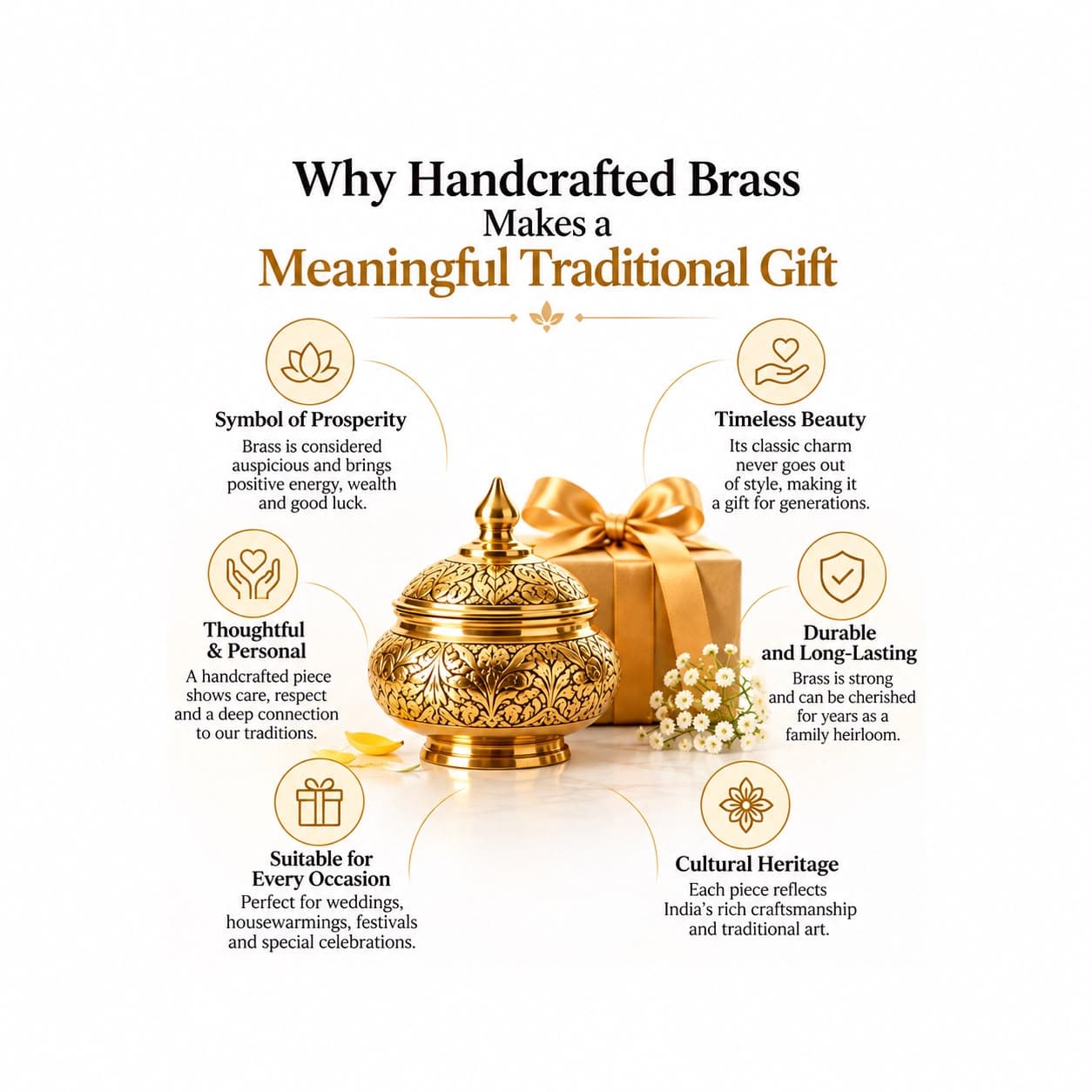 Why Handcrafted Brass Makes a Meaningful Traditional Gift