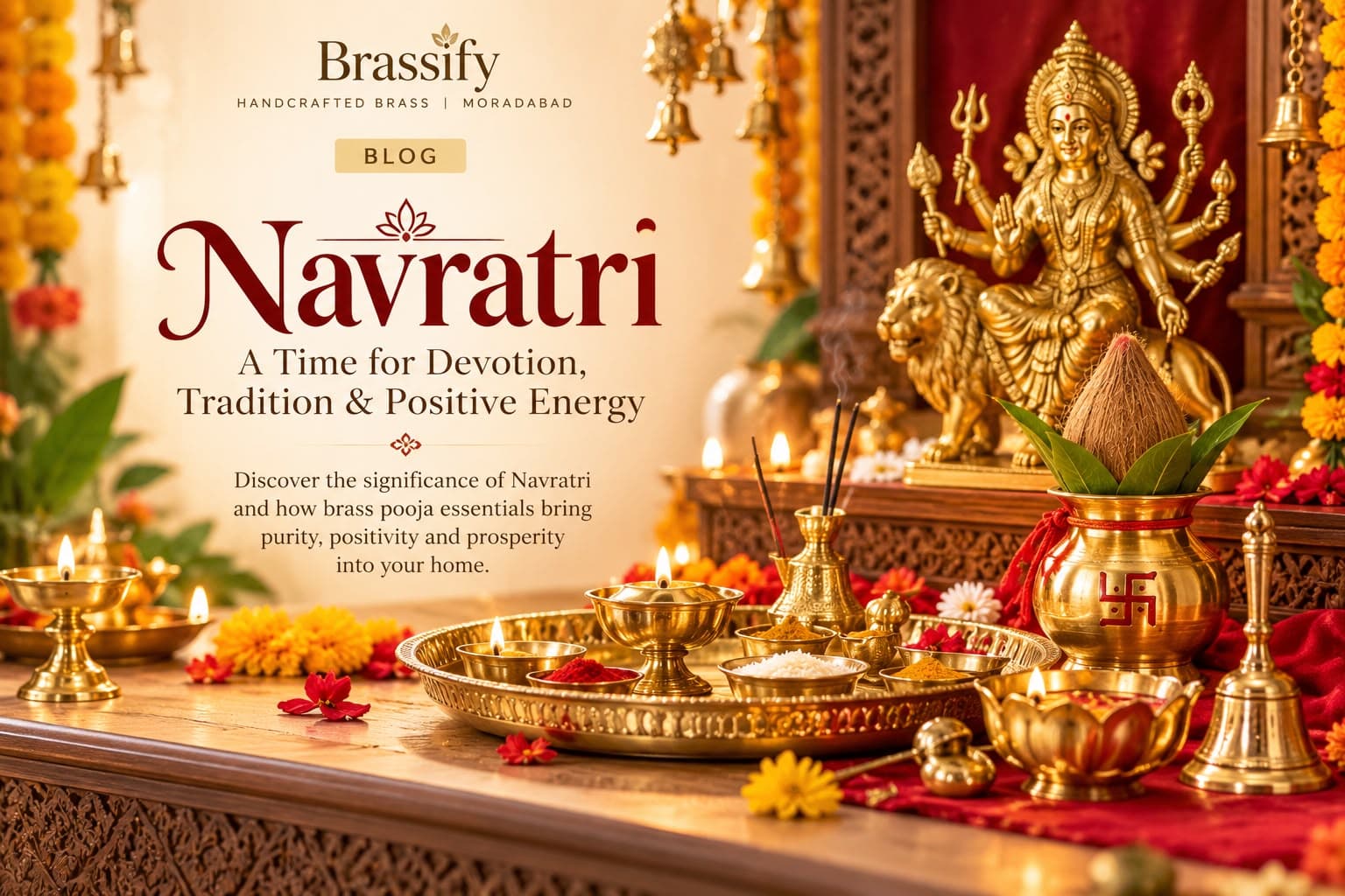 Navratri Special: Bring the Blessings of Tradition Home with Brassify