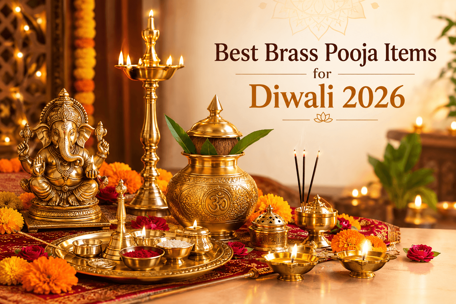 1. Best Brass Pooja Items for Diwali 2026