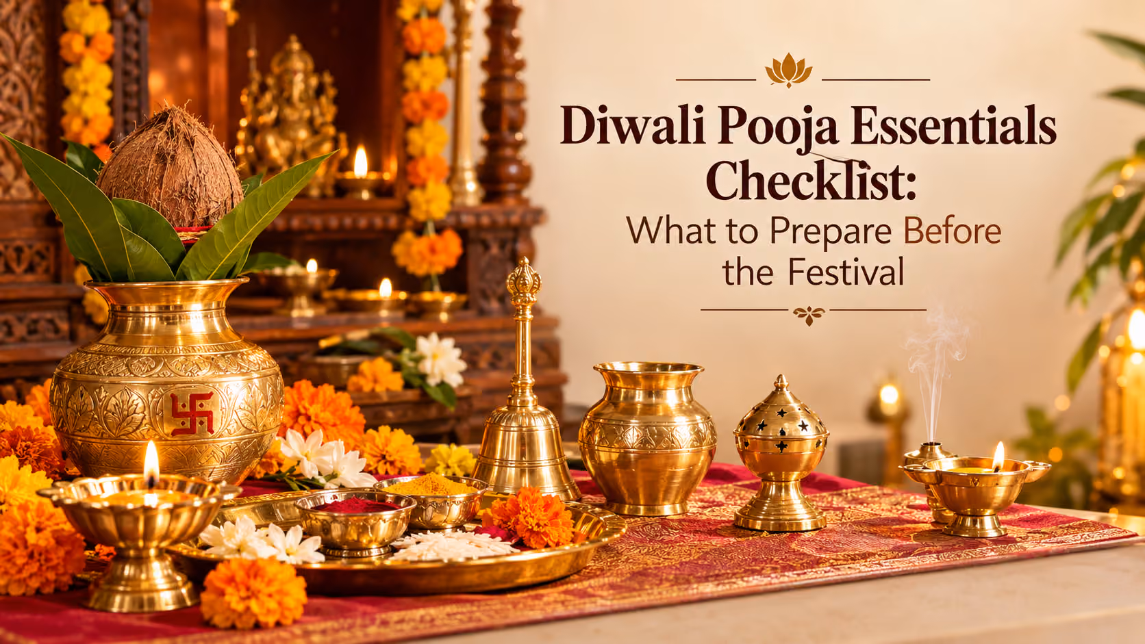 Diwali Pooja Essentials Checklist: What to Prepare Before the Festival