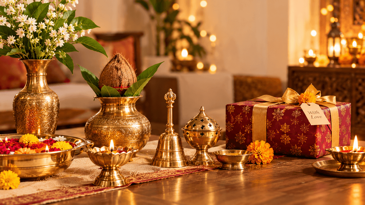 Thoughtful Diwali Gifts: Traditional Brass Gifts for Family and Friends