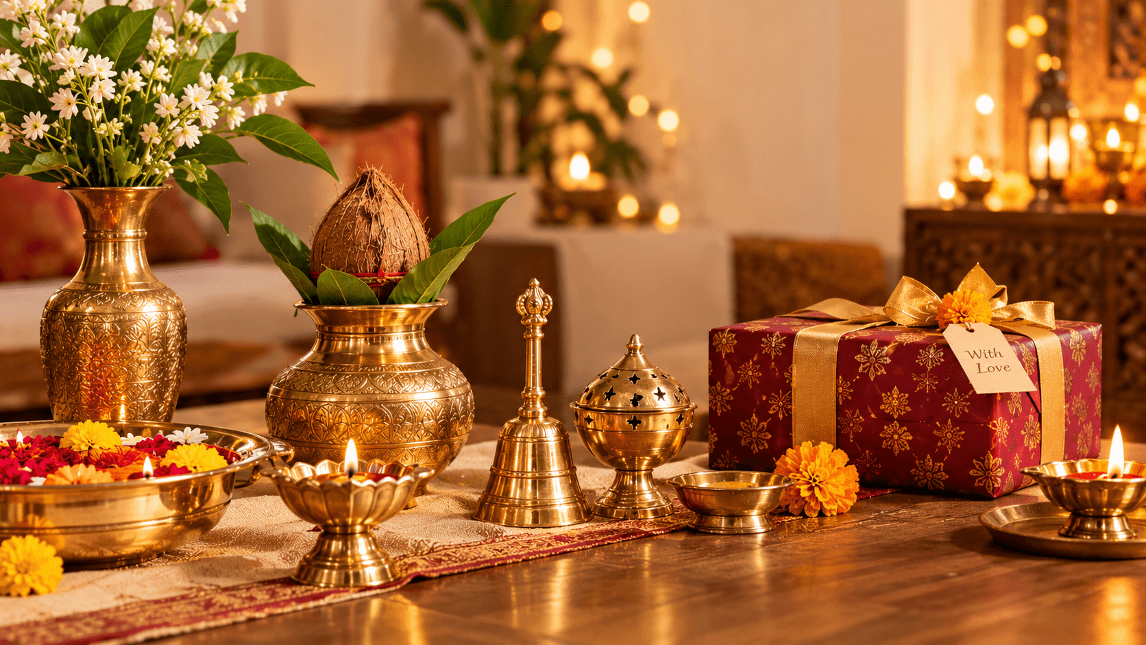 Thoughtful Diwali Gifts: Traditional Brass Gifts for Family and Friends