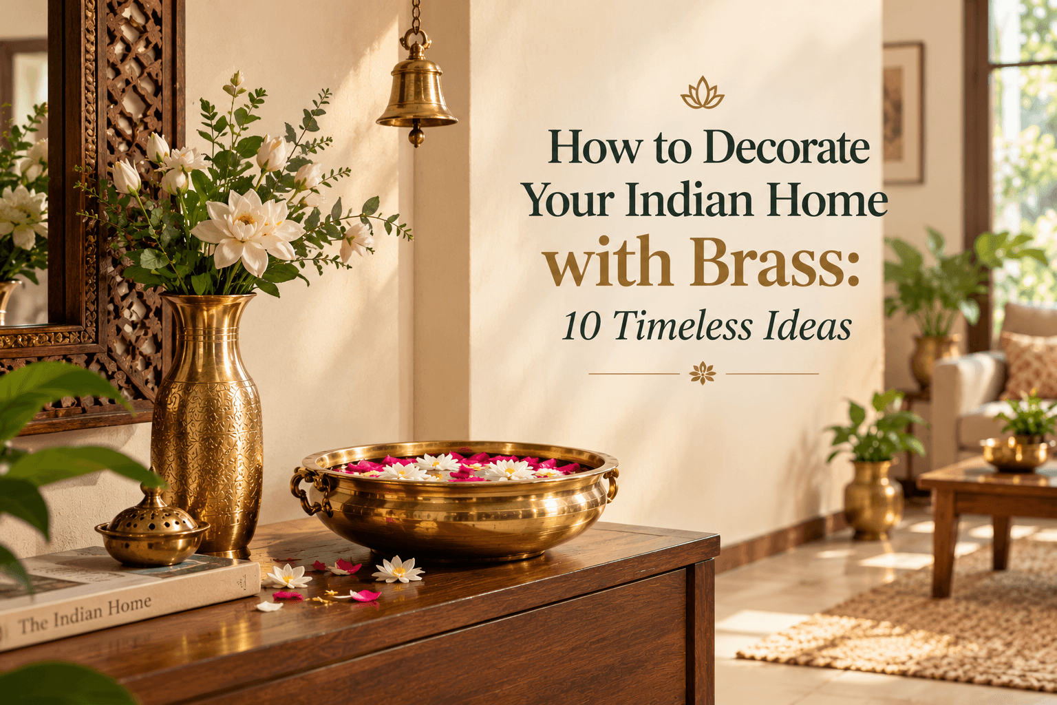 How to Decorate Your Indian Home with Brass: 10 Timeless Ideas